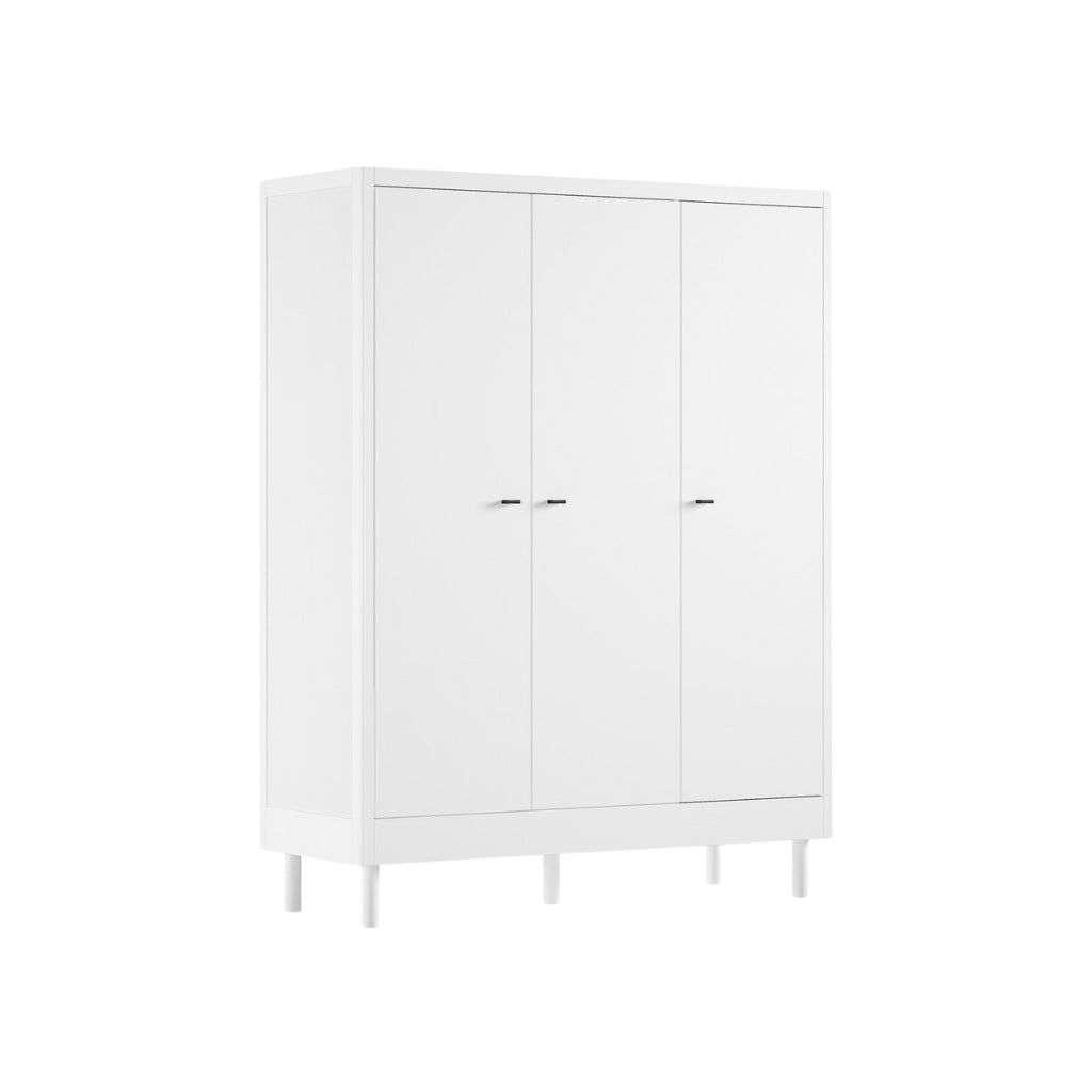 JAXX Armoire 3 portes FORREST Hêtre Blanc