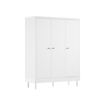 JAXX Armoire 3 portes FORREST Hêtre Blanc