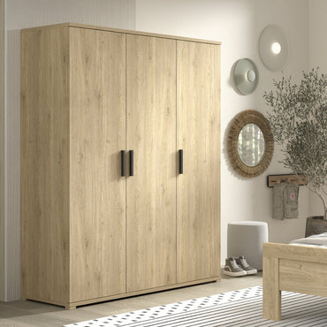 JAXX Armoire 3 portes FORREST Oak
