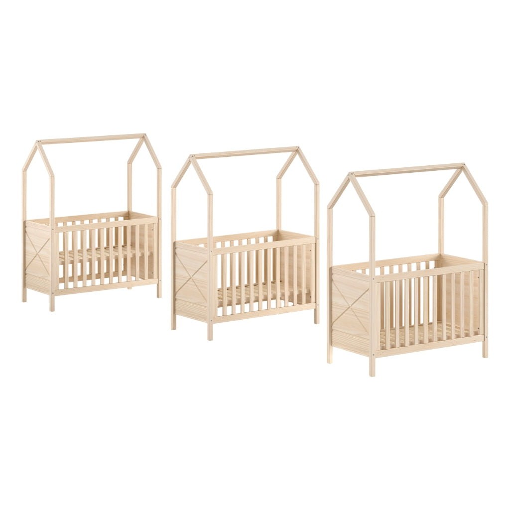 JAXX Lit bébé Nature 60 x 120 cm