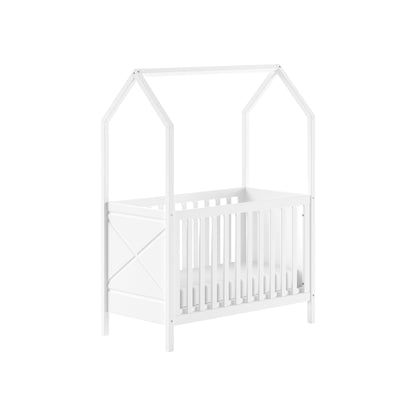 JAXX Lit bébé 60 x 120 cm Blanc