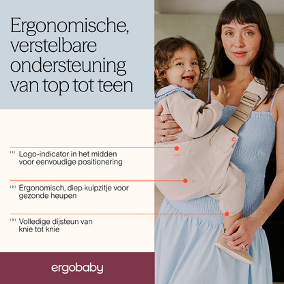 Ergobaby Porte-bébé Upsie Sling Natural Beige