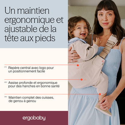 Ergobaby Porte-bébé Upsie Sling Natural Beige