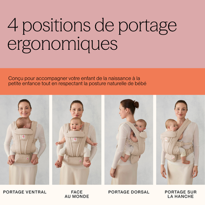 Ergobaby Draagzak Omni Deluxe Mesh Natural Beige