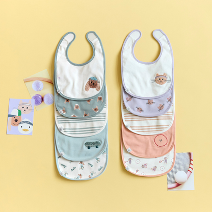 Lässig Bavoir Tiny Team Dog - 5 pièces