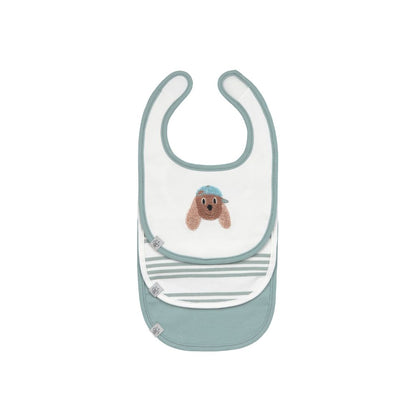 Lässig Newborn slabbetjes Tiny Team Dog - 3 stuks