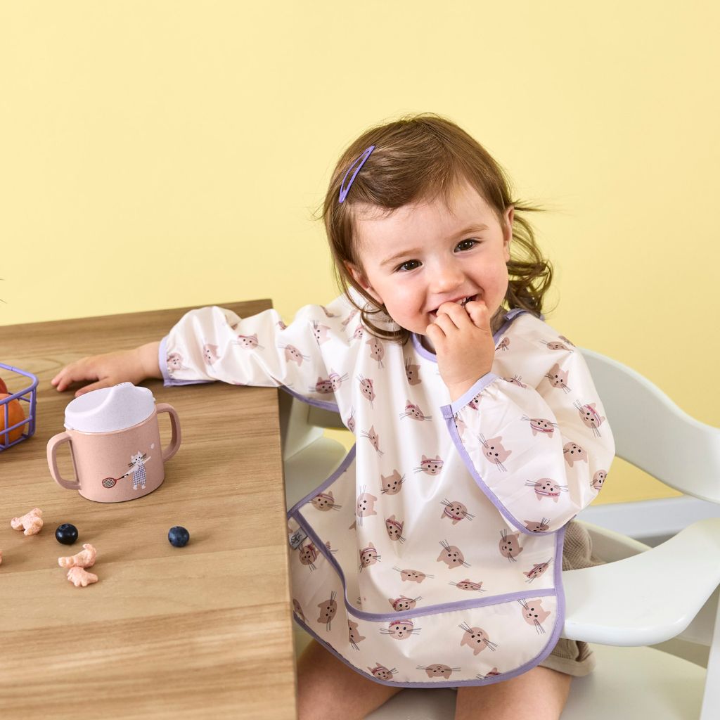 Lässig Slab met lange mouwen Tiny Team Cat - 2 stuks