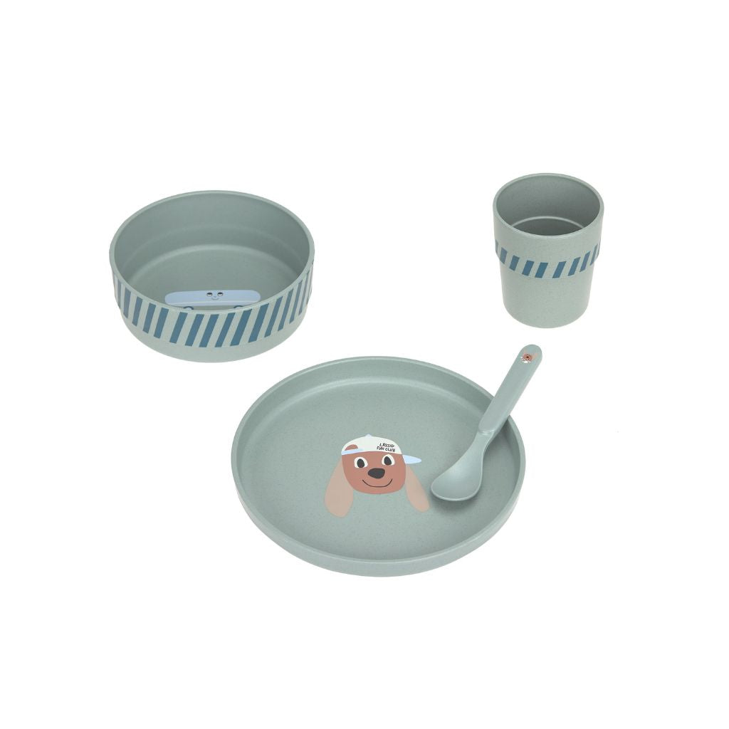Lässig Eetset Tiny Team Dog - 4 stuks