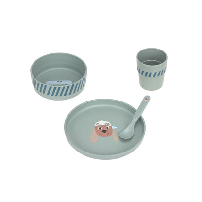 Lässig Eetset Tiny Team Dog - 4 stuks