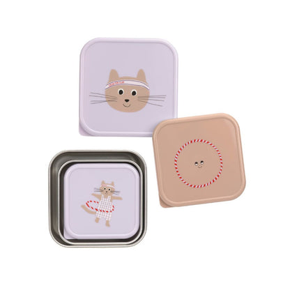 Lässig Brooddoos Tiny Team Cat - 3 stuks