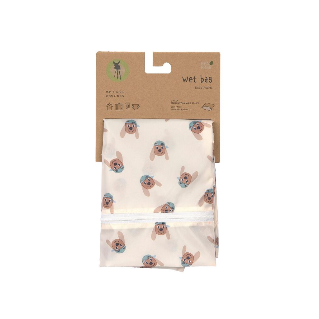Lässig Wetbag Tiny Team Dog - 2 stuks