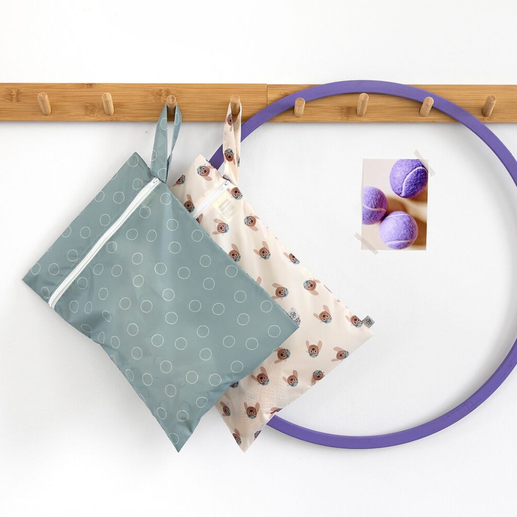 Lässig Wetbag Tiny Team Dog - 2 stuks