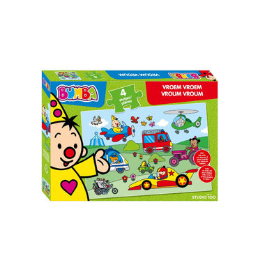 Bumba Puzzel Vroem Vroem – 4 stuks