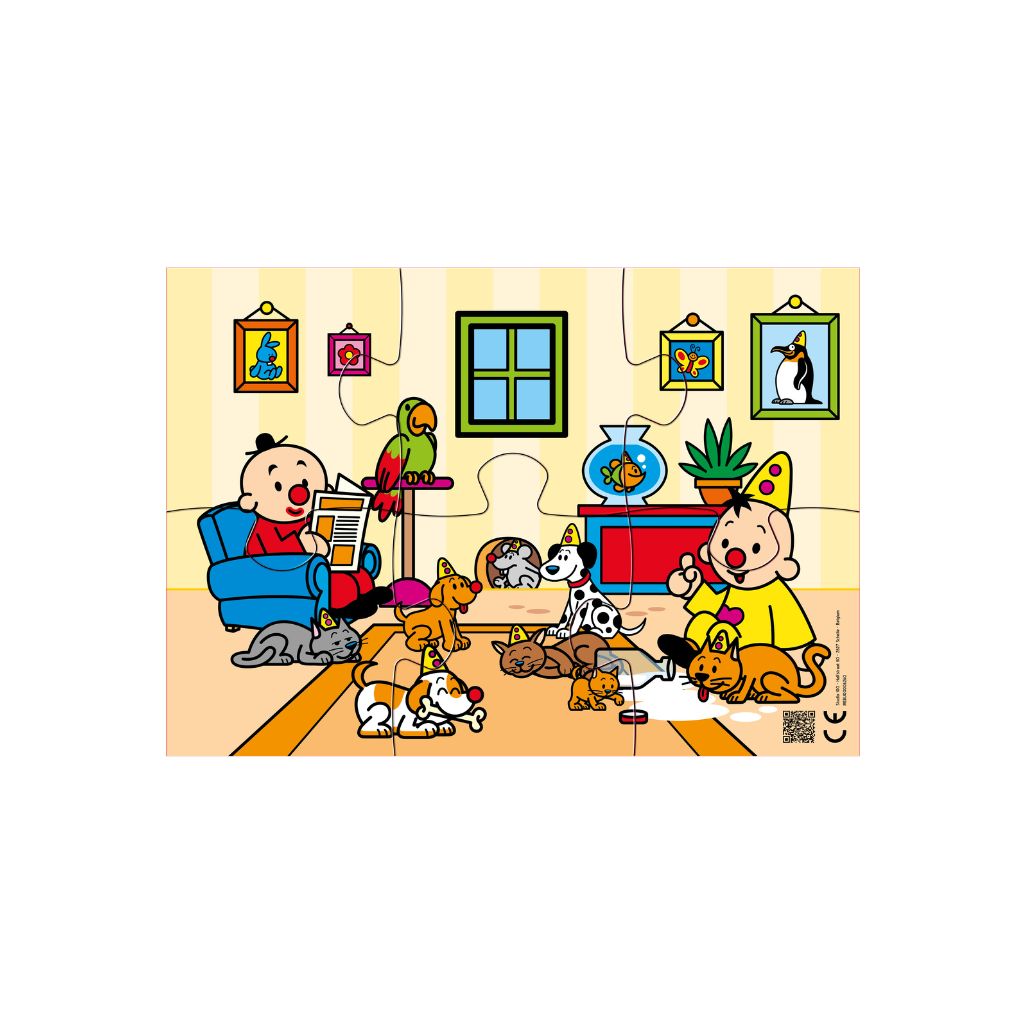 Bumba Puzzel Waf Waf, Miauw Miauw – 6 stuks
