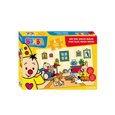 Bumba Puzzel Waf Waf, Miauw Miauw – 6 stuks