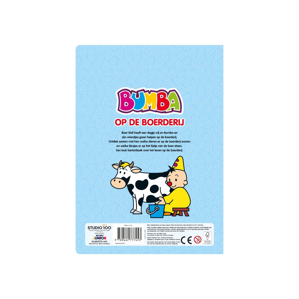 Bumba Livre cartonné à la ferme Vert NL