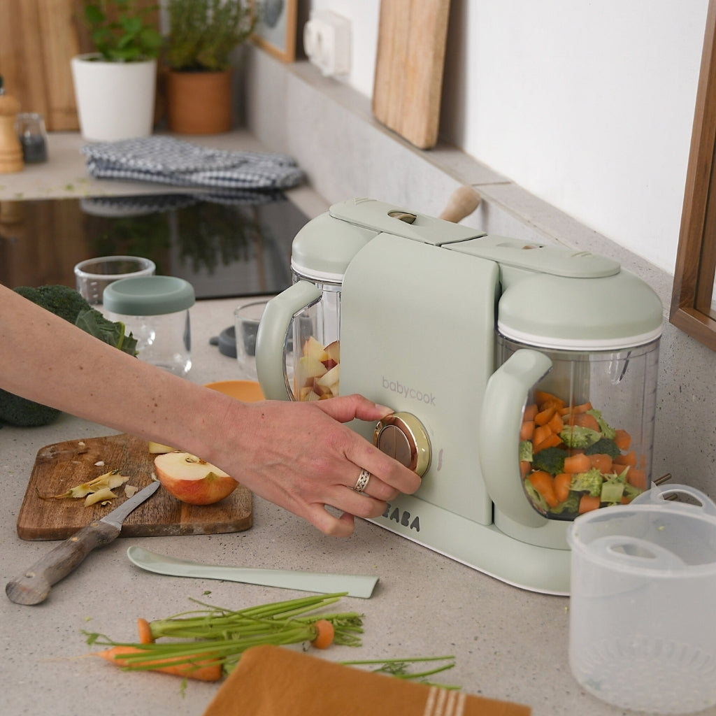 Béaba Stoomkoker-mixer Babycook Duo® Misty Green