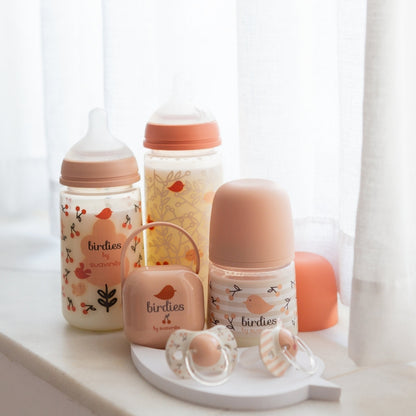 Suavinex Biberon SX Pro M Birdies rose 270 ml