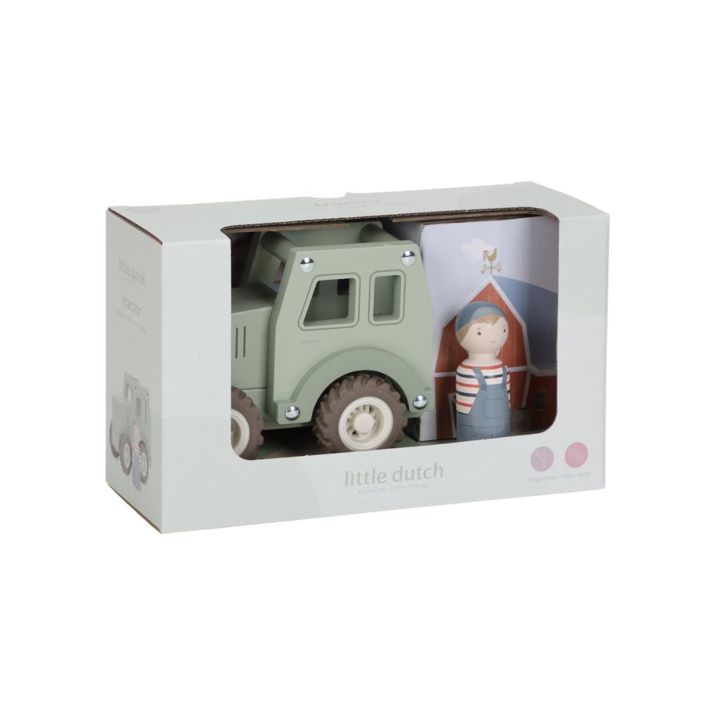 Little Dutch Houten Tractor