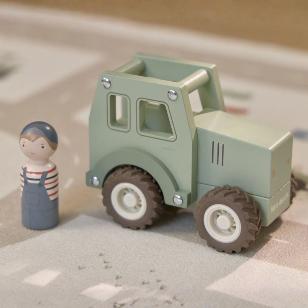 Little Dutch Houten Tractor