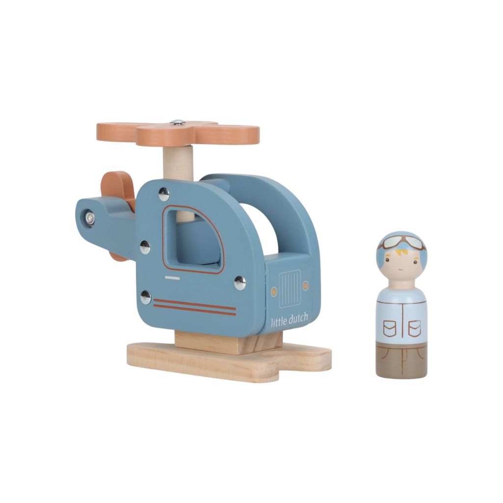 Little Dutch Hélicoptère en bois