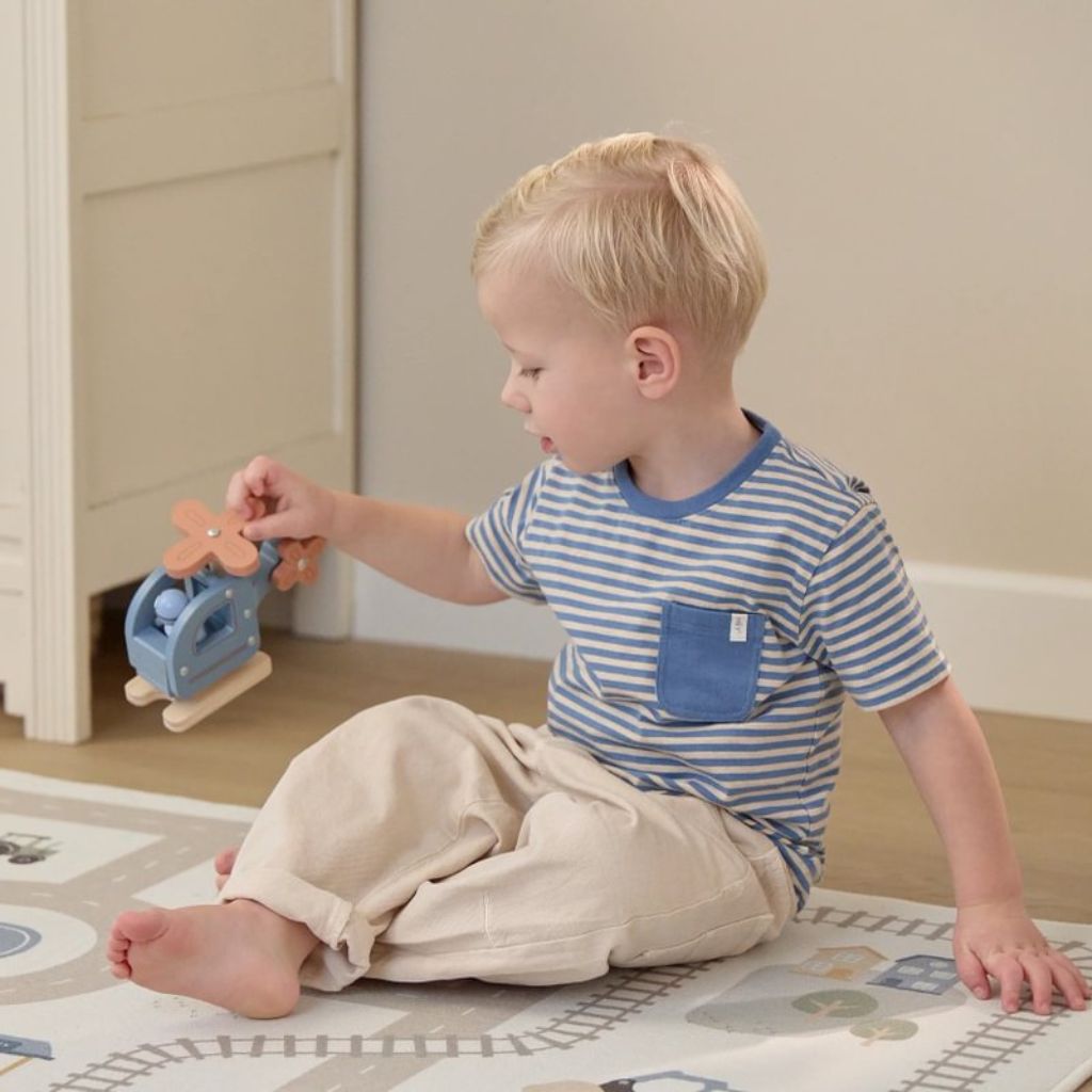 Little Dutch Hélicoptère en bois