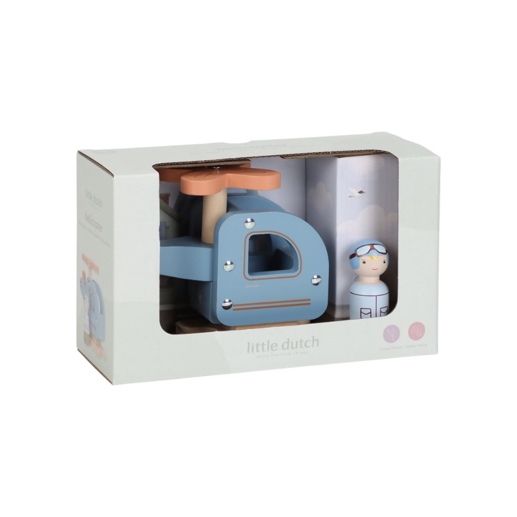 Little Dutch Hélicoptère en bois