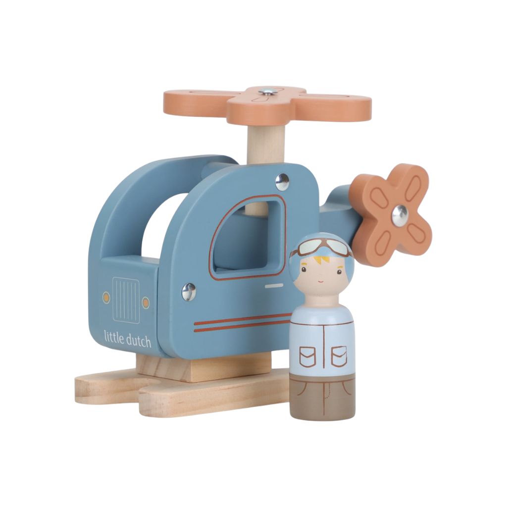 Little Dutch Hélicoptère en bois