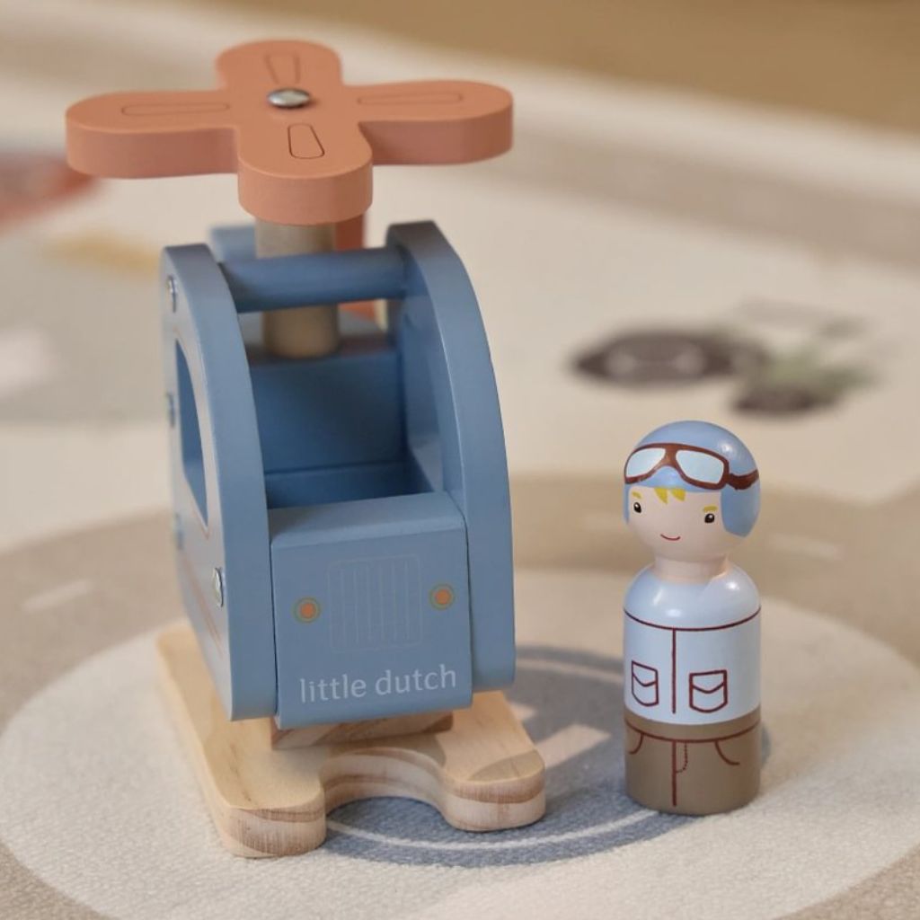 Little Dutch Hélicoptère en bois