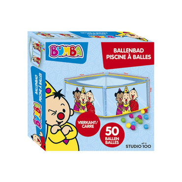 Bumba Piscine à balles bleue avec 50 balles 