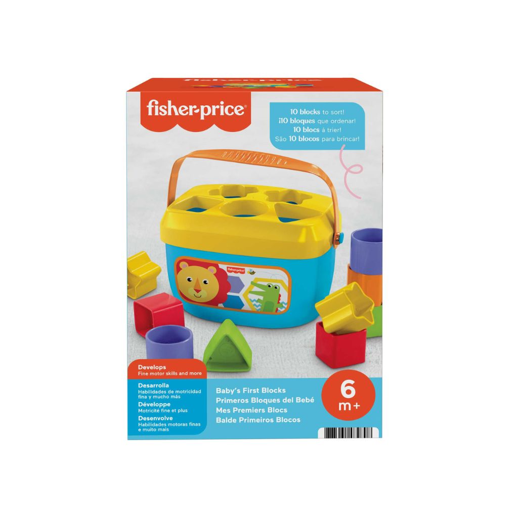 Fisher-Price Babys First Blocks - 10 stuks