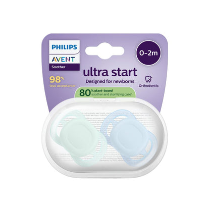 AVENT Sucette 0-2 mois Ultra Start Night couleur mystère - 2 pièces