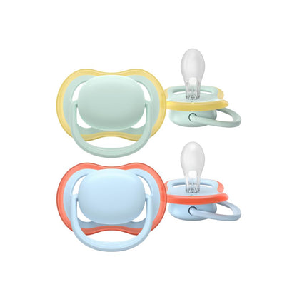 AVENT Sucette 0-6 mois Ultra Air Pistache/bleu - 2 pièces