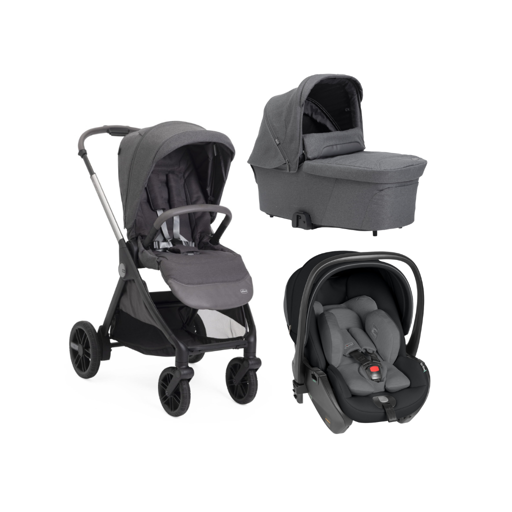 Chicco Kinderwagen Trio Bellagio 2 Zwart Satijn