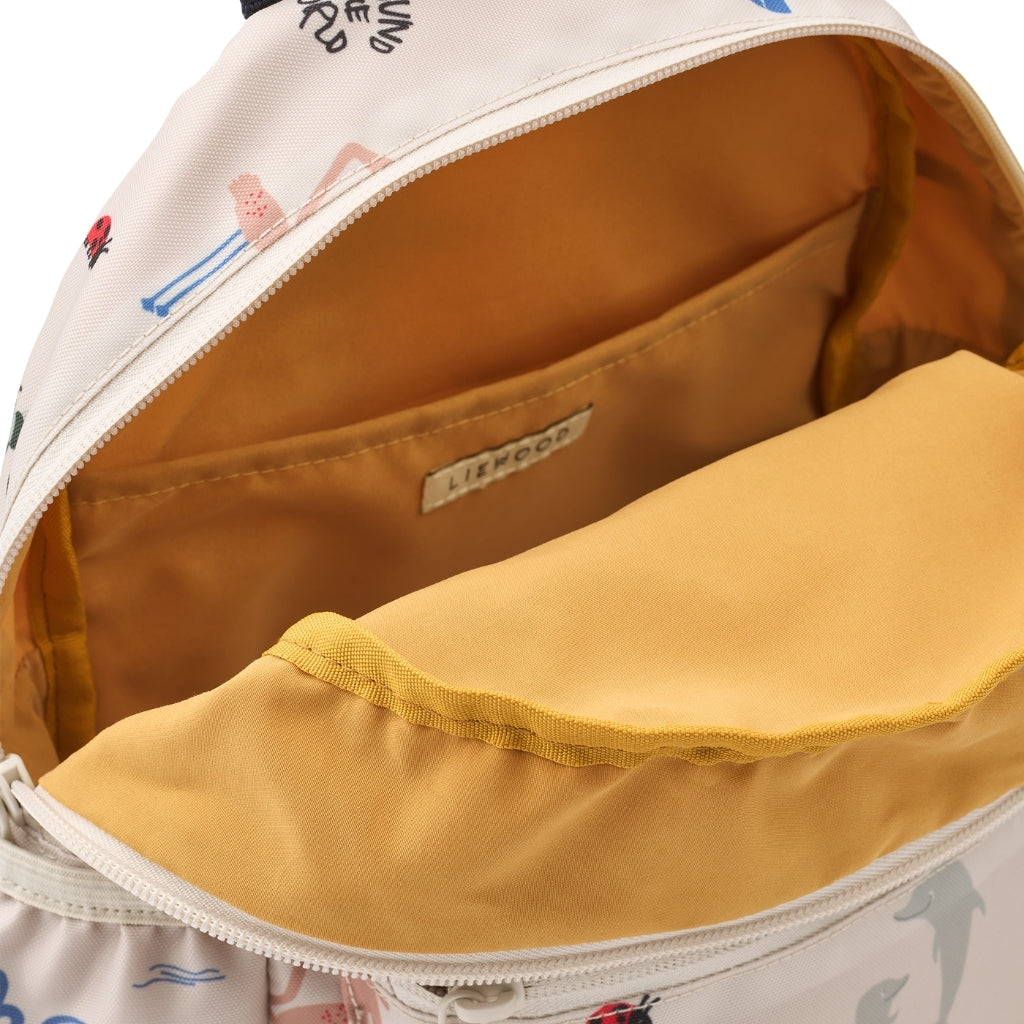 Liewood Andreas Rugzak Around the World Sandy