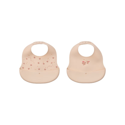 Liewood Bavoirs Mini Butterfly Apple Blossom – 2 pièces