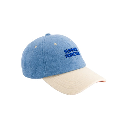 Chamaye Terry Cap Summer Forever Blauw 9-24m