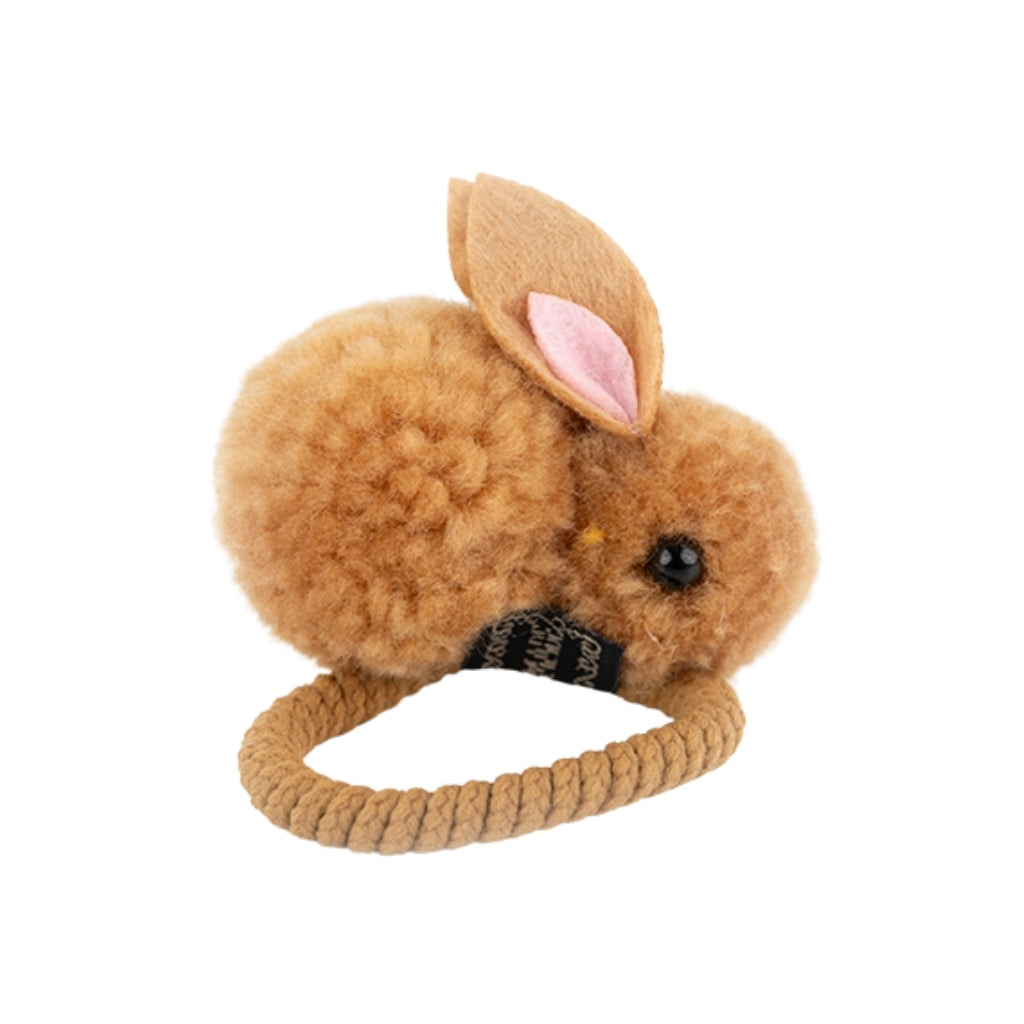 Busy Lizzie Élastique à cheveux avec lapin beige