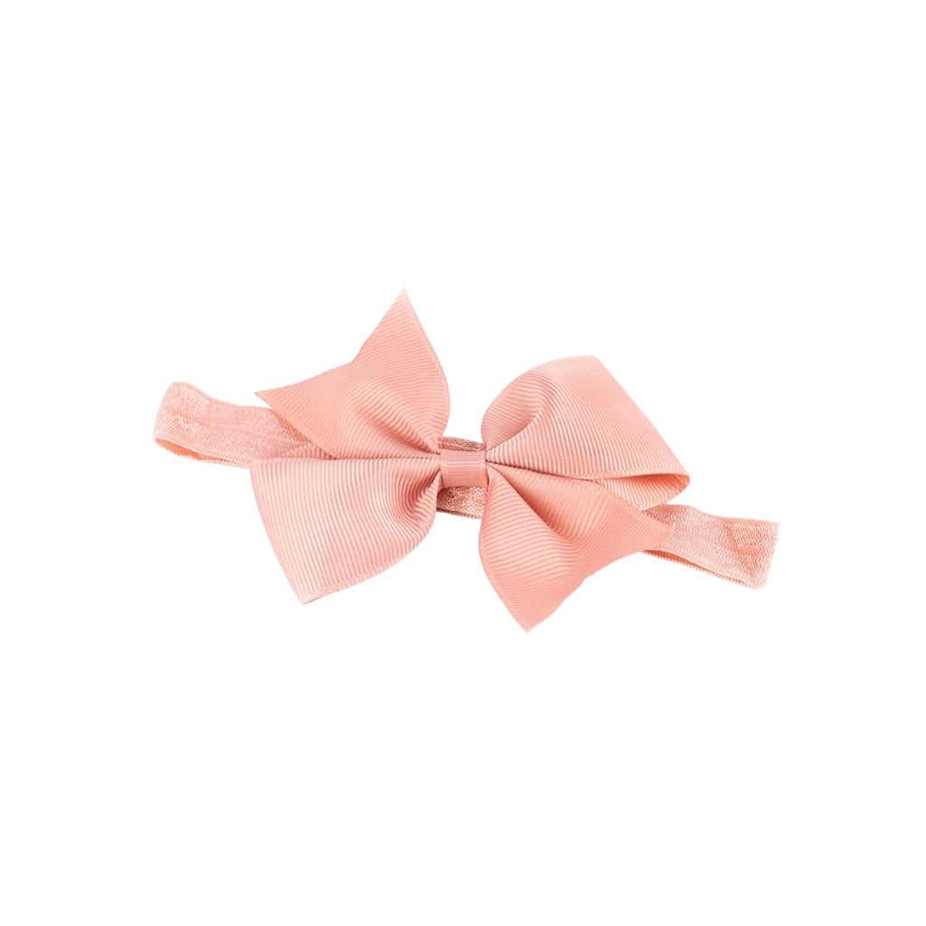 Busy Lizzie Bandeau avec nœud Rose corail