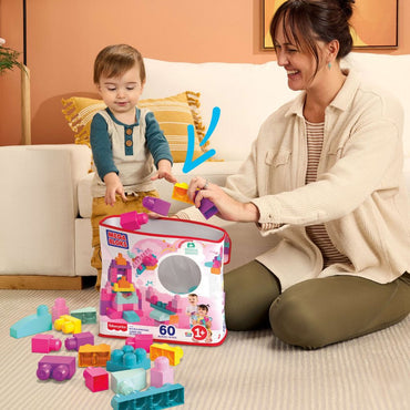 Mega Bloks First Builders 60 Maxi Blokken Roze