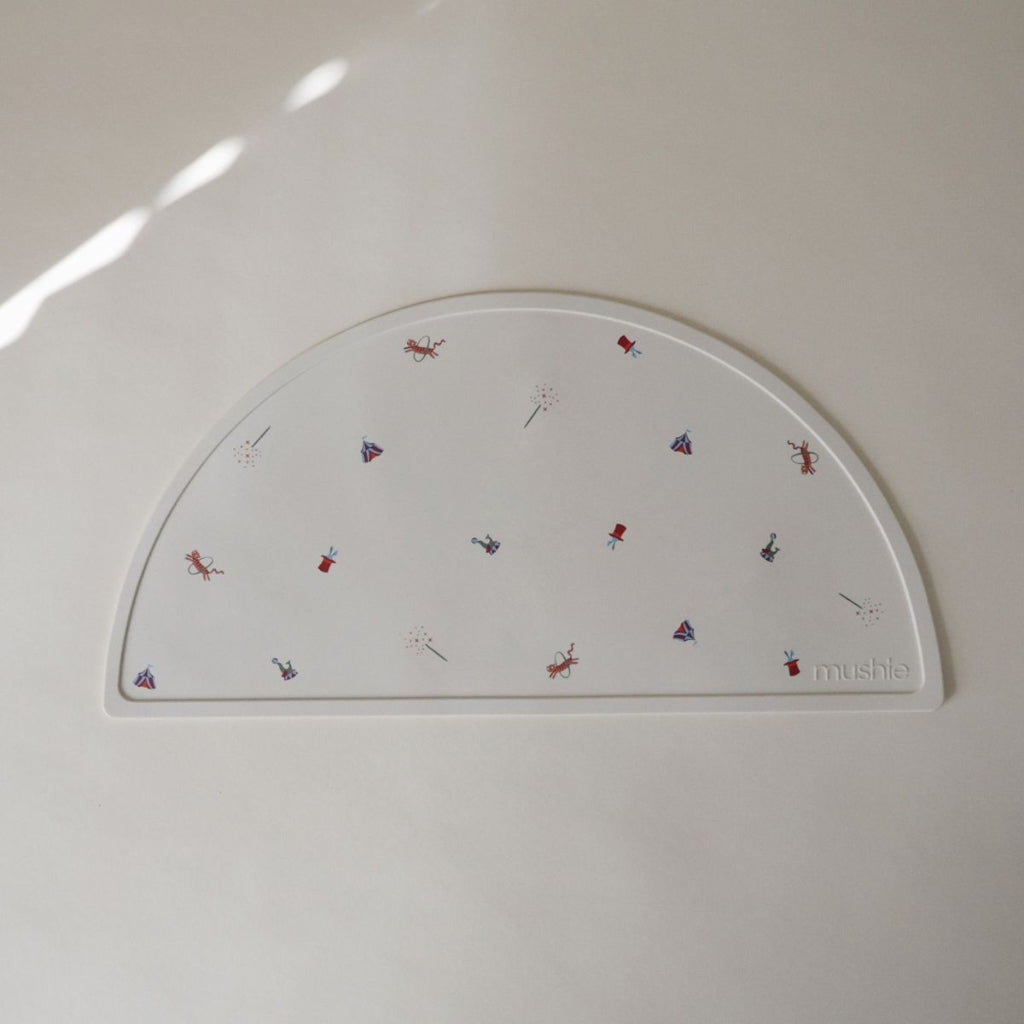 Mushie Placemat Circus Veelkleurig