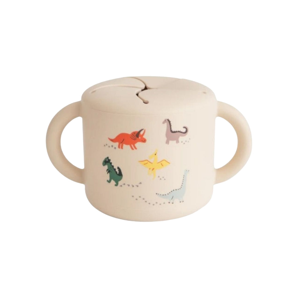 Mushie Boîte à snacks Dino Multicolore