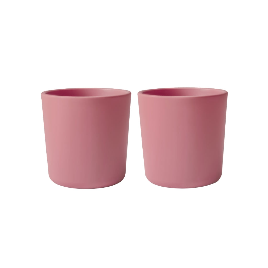 Mushie Beker Dusty Rose – 2 stuks