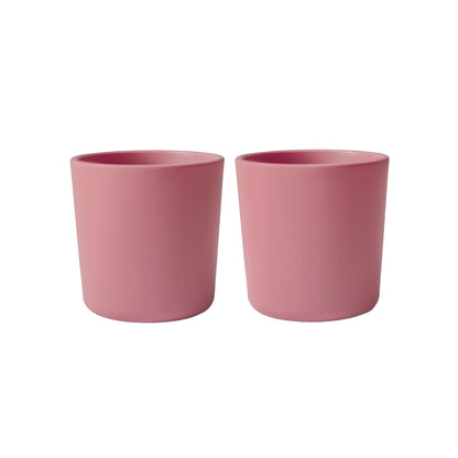 Mushie Beker Dusty Rose – 2 stuks