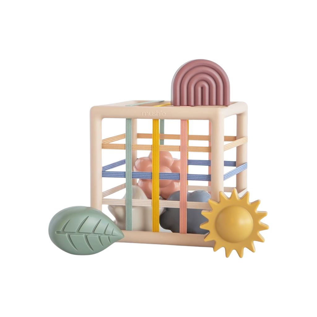 Mushie Trieur de formes élastique Multi - 6 pièces