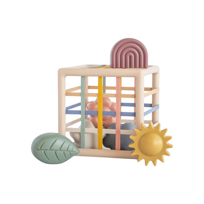 Mushie Trieur de formes élastique Multi - 6 pièces