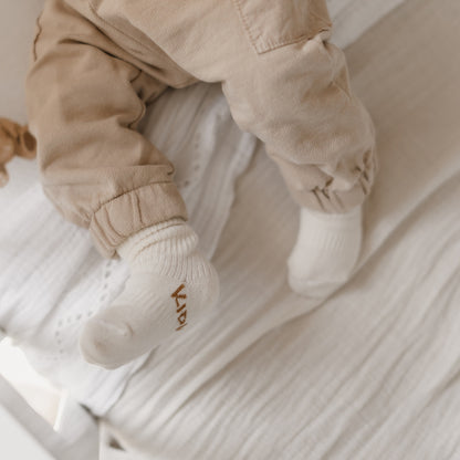 KipKep Blijf-Sokken Cookie Beige