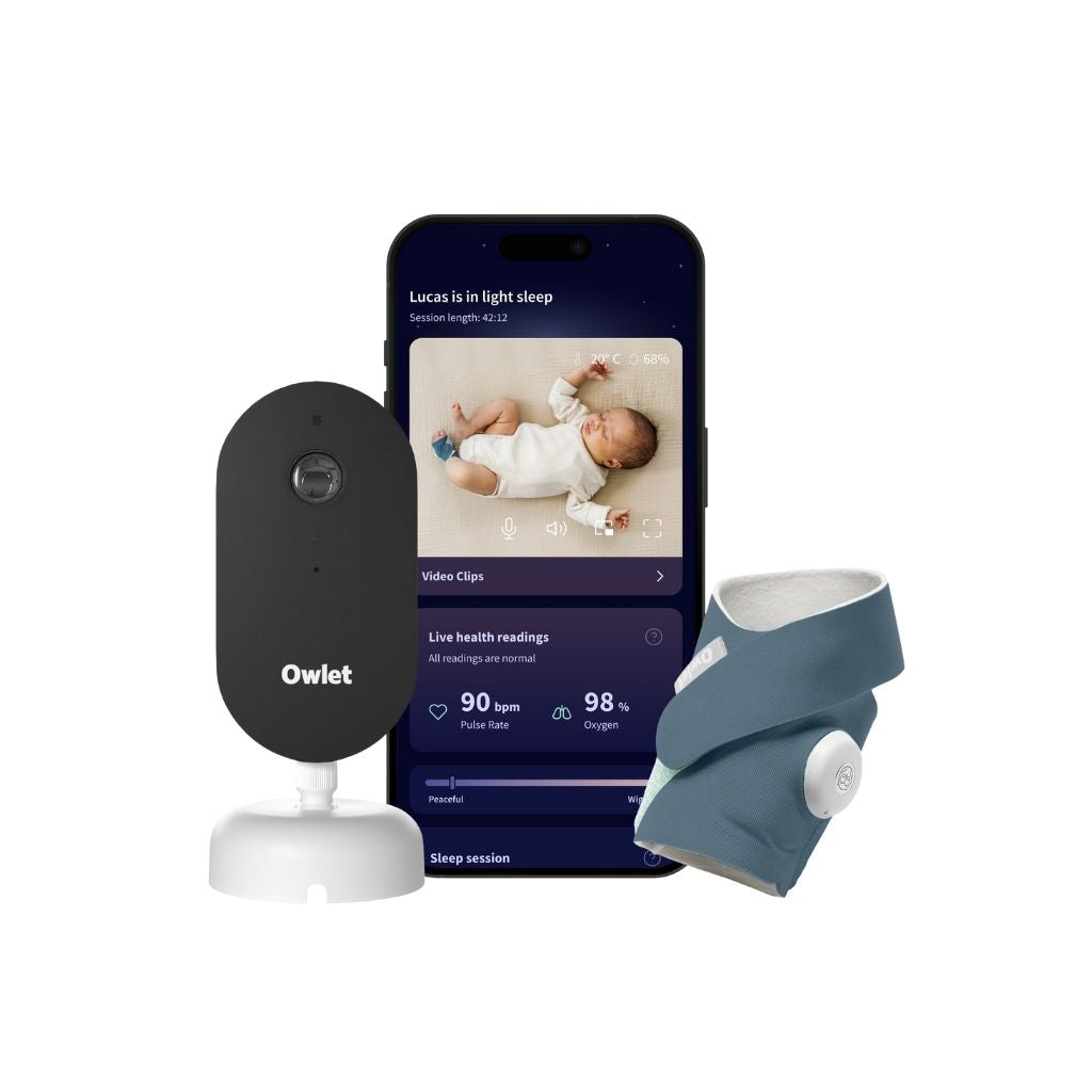 Owlet Dream Sock et Caméra Bedtime Blue