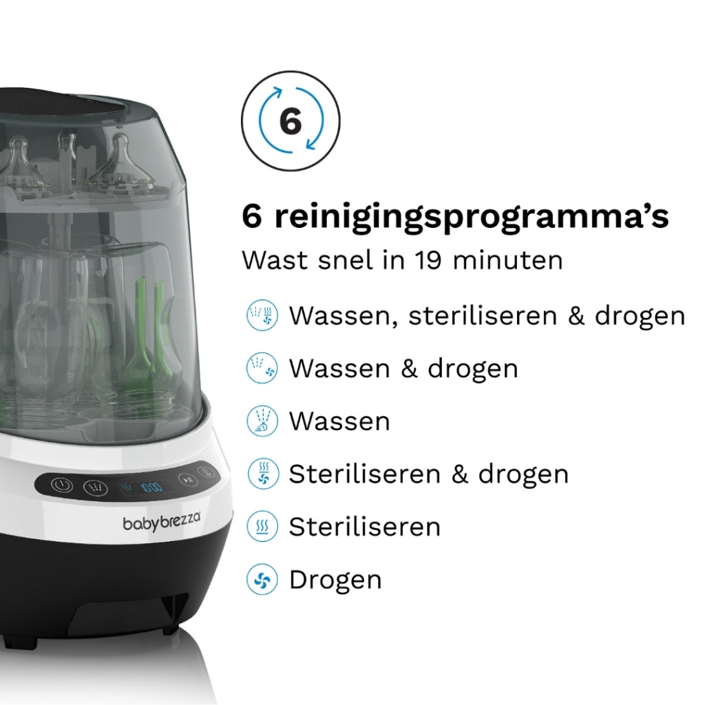 Baby Brezza Lave-biberons Pro Black/White