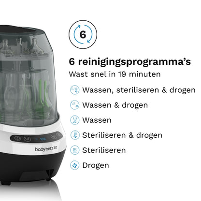 Baby Brezza Lave-biberons Pro Black/White